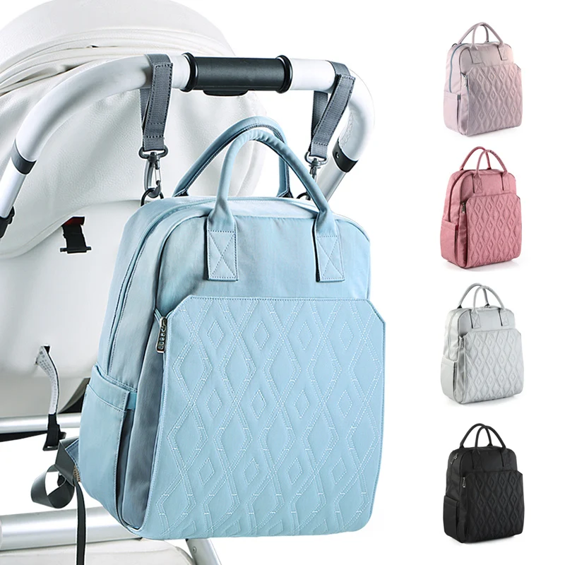 

New Diaper Bag Backpack for Moms Waterproof Stroller Baby Bag Large Capacity Outdoor Travel Maternity Nappy Bags for Baby Care