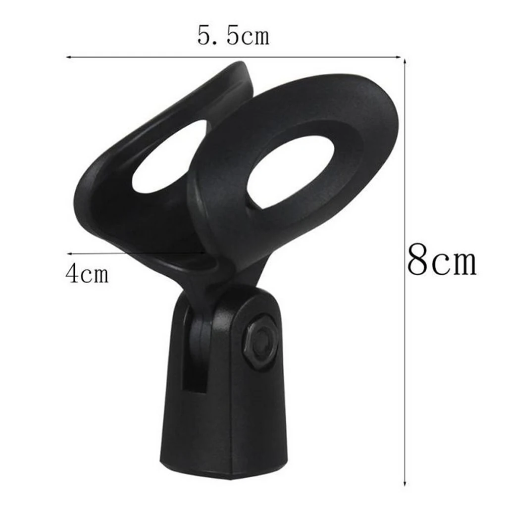 

Universal Condenser Microphone Mic Clip Adapter for 26-30mm Mic for Broadcast Podcast