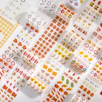 kawaii bear fruit rainbow dot washi tape round stickers animals dots stickers for planner scrapbooking photo album