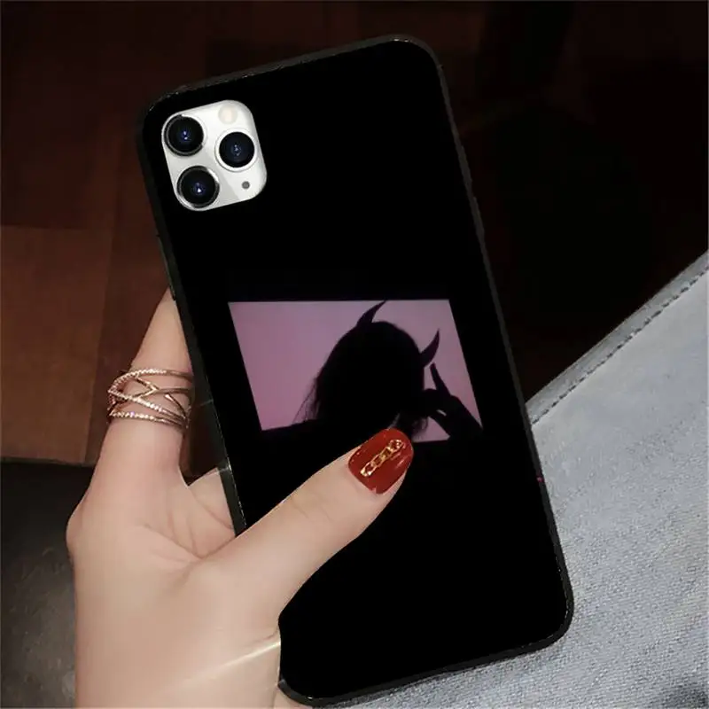 

Sexy Devil Woman pattern Phone Case for iPhone 11 12 pro XS MAX 8 7 6 6S Plus X 5S SE 2020 XR