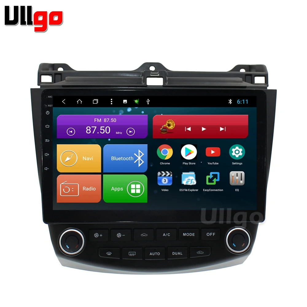 Автомобильный радиоприемник на Android 10 1 GPS для Honda Accord 7th 2003-2006 автомобильный