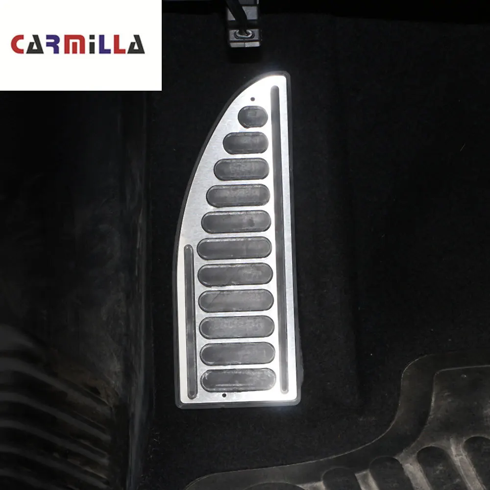 Carmilla из нержавеющей стали педали тормоза автомобиля крышка для джипа Renegade 2015 2020
