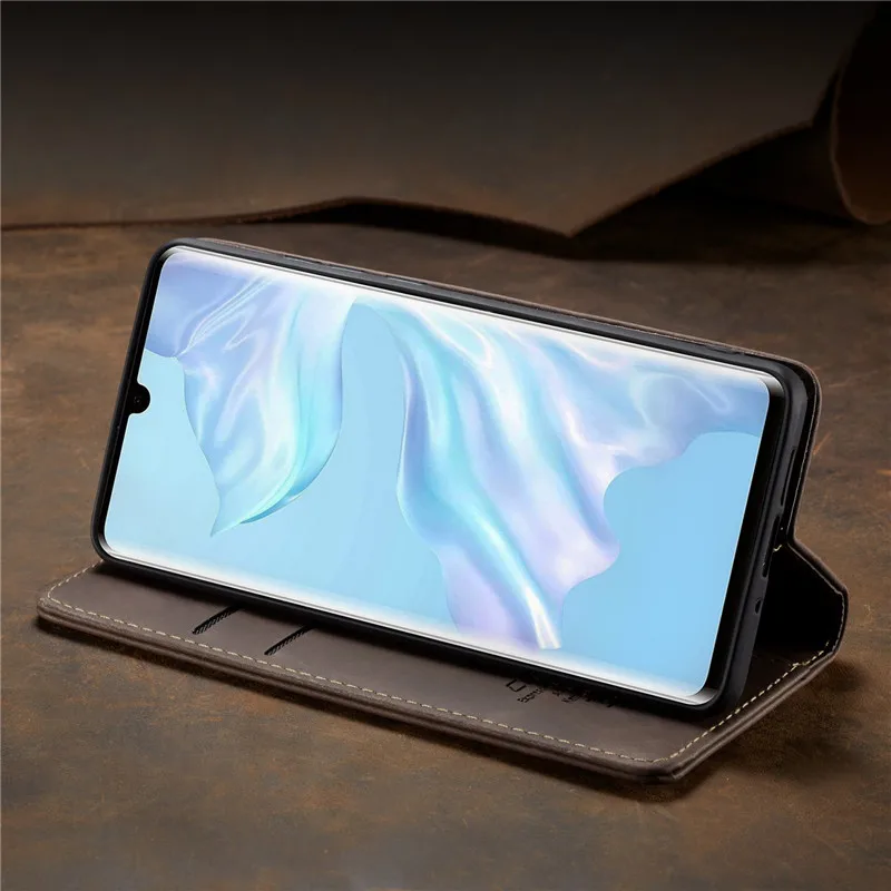 Кожаный чехол-книжка в стиле ретро для huawei P Smart, чехол-кошелек для huawei mate 30 P30 Lite P20 Pro Honor 10 Lite/9 Lite, чехол