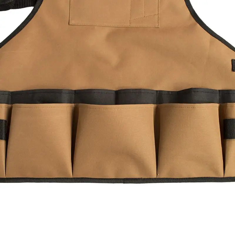

Tool Apron Multifunctional Adjustable Belt Professional Waterproof Oxford Cloth Garden Tools Apron Heavy Duty Work Garden Aprons