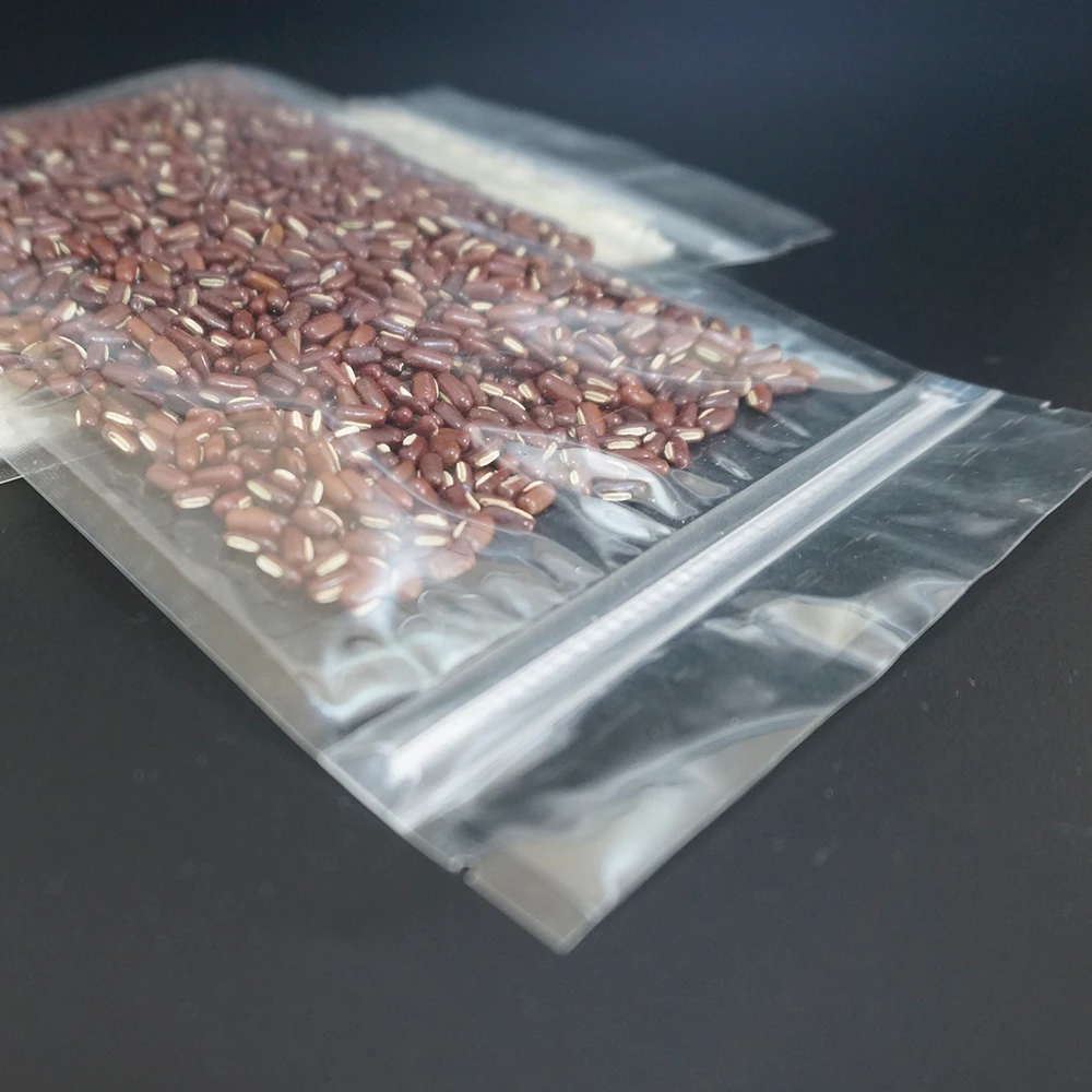 100 шт х 12*20 см высокой прозрачности многоразовые замка застежка-молнии Пластик