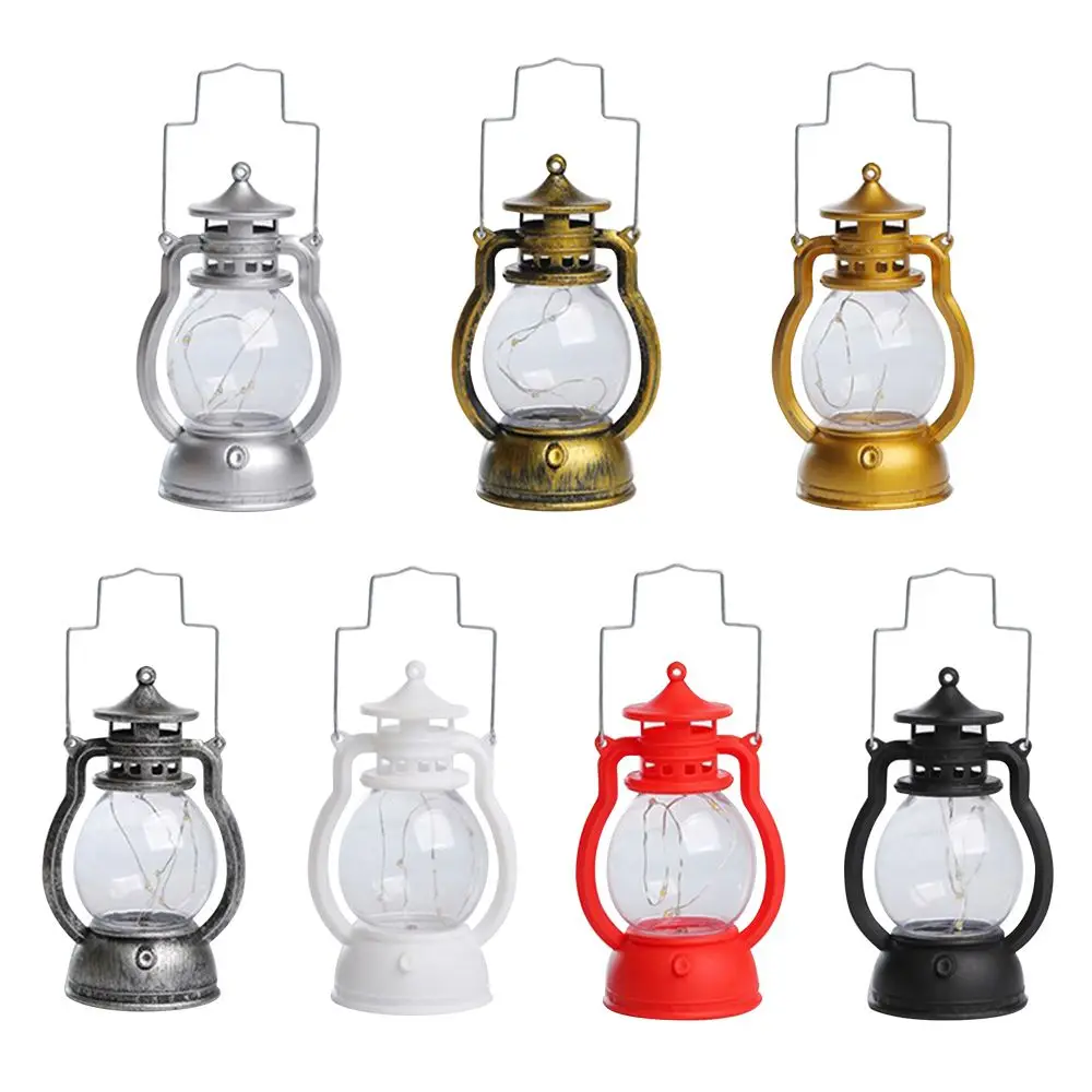 Energy-Saving Holiday Desktop Hanging Bar Night Light Halloween Decorative Led Small Home Party Retro Lantern Oil Lamp | Дом и сад