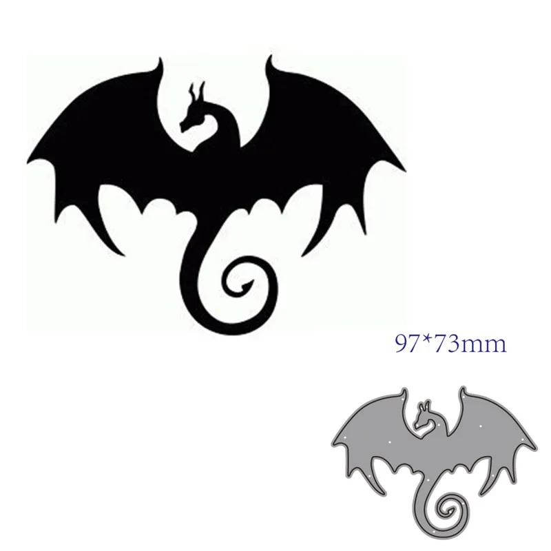 Металлические штампы для вырезания форма украшения дракона скрапбукинга бумаги