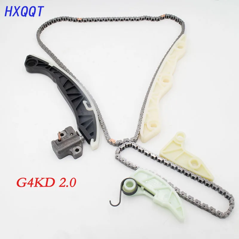 Комплект зубчатой цепи для Hyundai KIA 2006 2013 2.0L 2.4L G4KD G4KE G4KA G4KC|Компоненты измерения