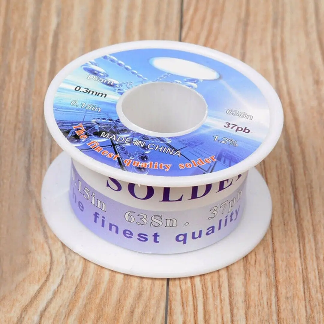 

MECHANIC 30g 0.3mm 63/37 Rosin Core Tin-Lead 183 Melting Solder Wire Welding Flux