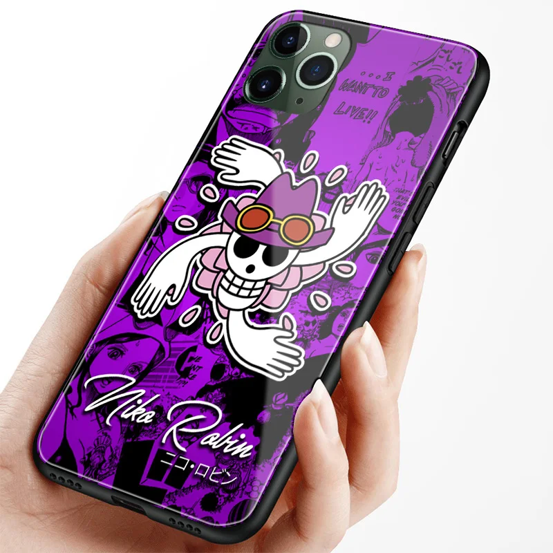Нико Робин аниме мягкий силиконовый стеклянный чехол для телефона iPhone 6 6s 7 8 Plus X XR