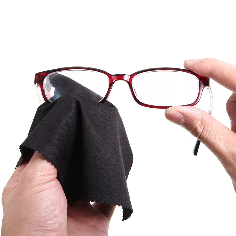 20 шт черные Микрофибры Солнцезащитные Очки ткань для чистки ноутбука мобильный