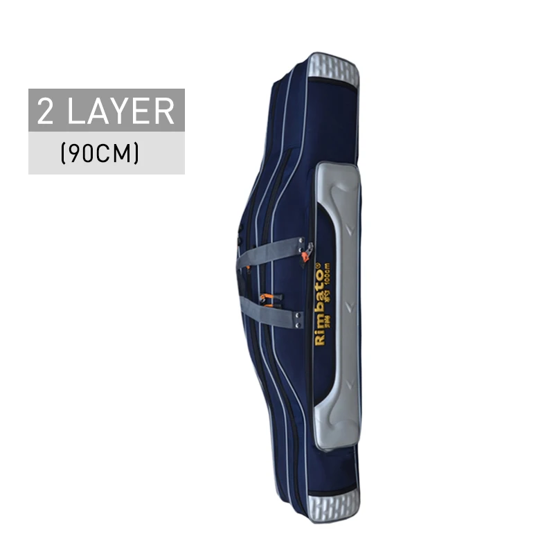 2 Layer 90 cm Живота сумки для рыбалки 2/3 Слои 80/90/120/130 см Водонепроницаемый и удобные на открытом воздухе Рыбалка сумка Mochila XA93G - Цвет: 2 Layer 90 cm