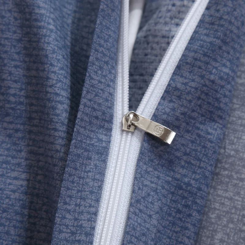 Комплект постельного белья из 100% хлопка в полоску современный комплект