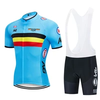 2021 belgium cycling team jersey bike shorts 20d gel bib set ropa ciclismo mens mtb summer bicycling maillot bottom clothing