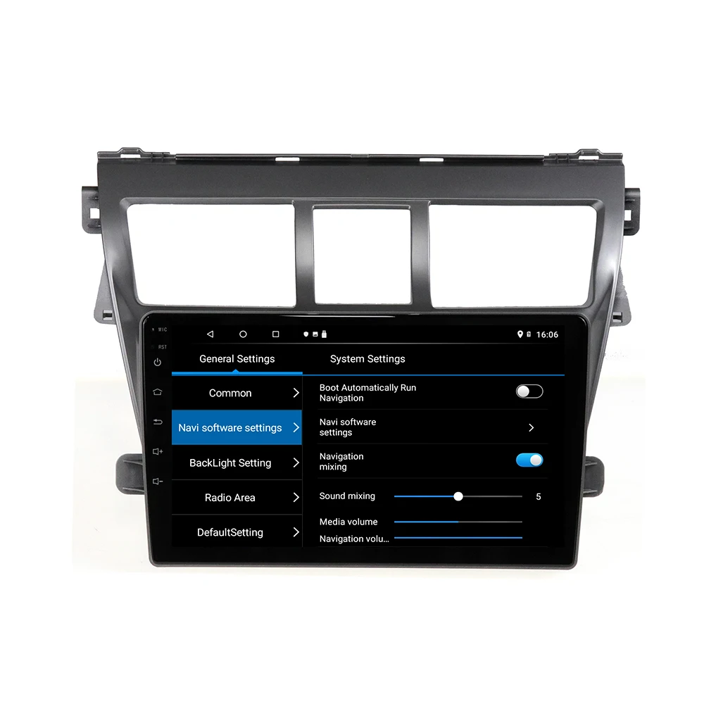 AOTSR Android 9.0 64GB Car Navigation For Toyota VIOS 2008-2013 GPS Auto Accessories 1 din Stereo Player Radio Head Unit | Автомобили и