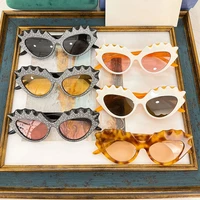 2021 acetate lady luxurious cat eye uv 400 sunglasses fashion gg0781s vintage polarized womens eye glasses with packing