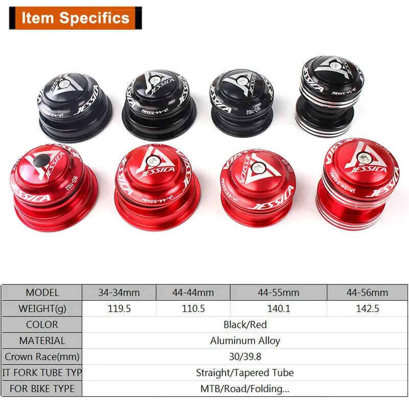 Велосипедная гарнитура 34/44/44 55/44 56 мм алюминиевая дорожная велосипедная