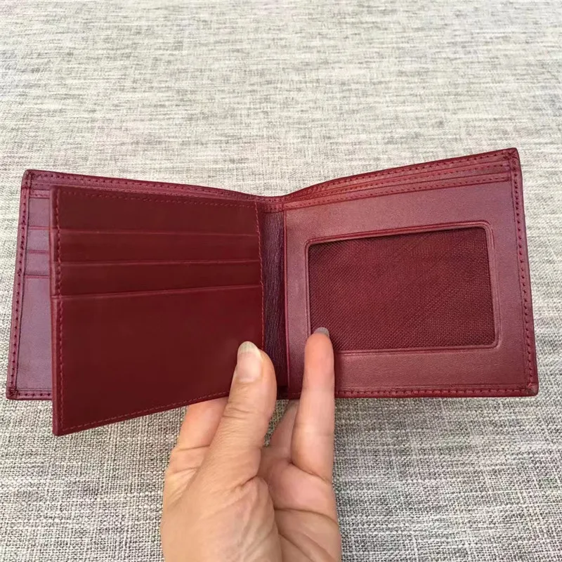 Оригинальный Женский кошелек из искусственной кожи маленький красный