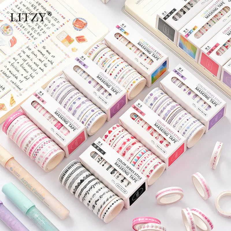 LITZY 10 фотоэлементов радуга искусственная кожа скрапбукинг декоративные клейкие