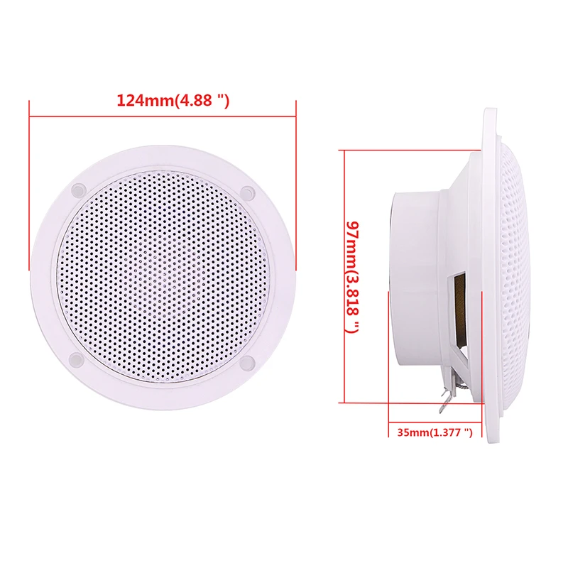 Водонепроницаемый морской Bluetooth стерео радио аудио FM AM приемник MP3 плеер + 4 inch