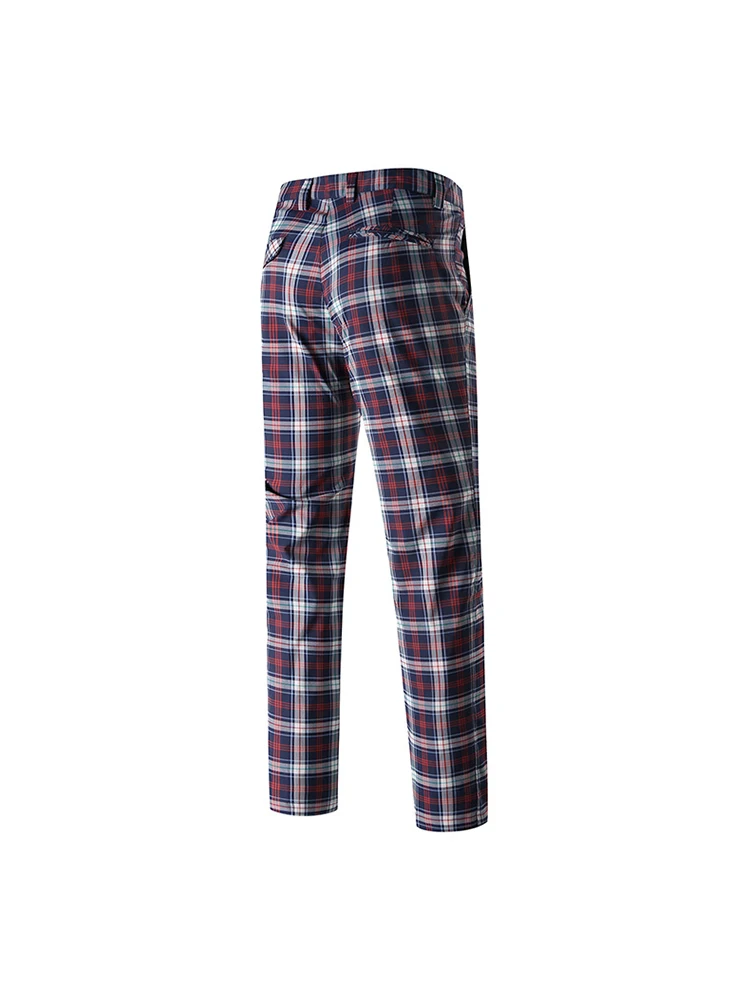 

2021 Men's golf clothing top quality Mens New red Arrival Full Printed Checks Sexy polyester Trouser For Mans Golf