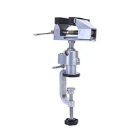 adjustable table vise electric drill stand holder rack electric grinder bracket aluminum alloy rotating swivel bench vise clamp