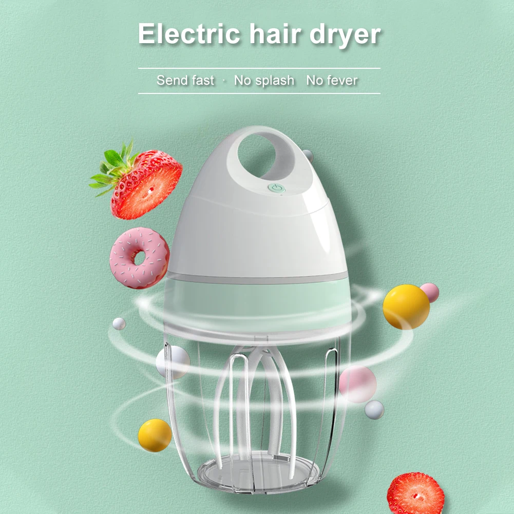 

Kitchen Electric Mixer Egg-beater Household Small Baking Automatic Whisk Portable Kitchen Mixer Cream Cake Mixer Whisk Milk Frot