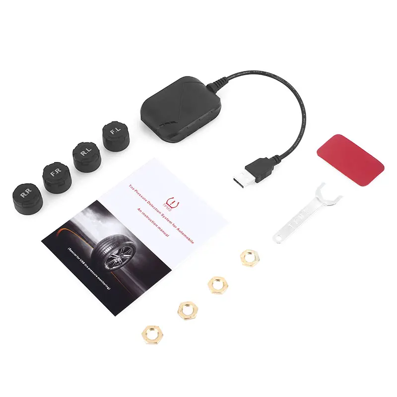 

Tpms Usb TPMS Wireless Car Multi Media Tpms Tire Pressure Sensor Sensors Universal for Android