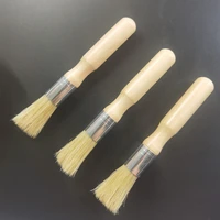 1pc wooden handle brush convenient durable cleaning brushes bean grain coffee grinder tool brushes accessories hot sale
