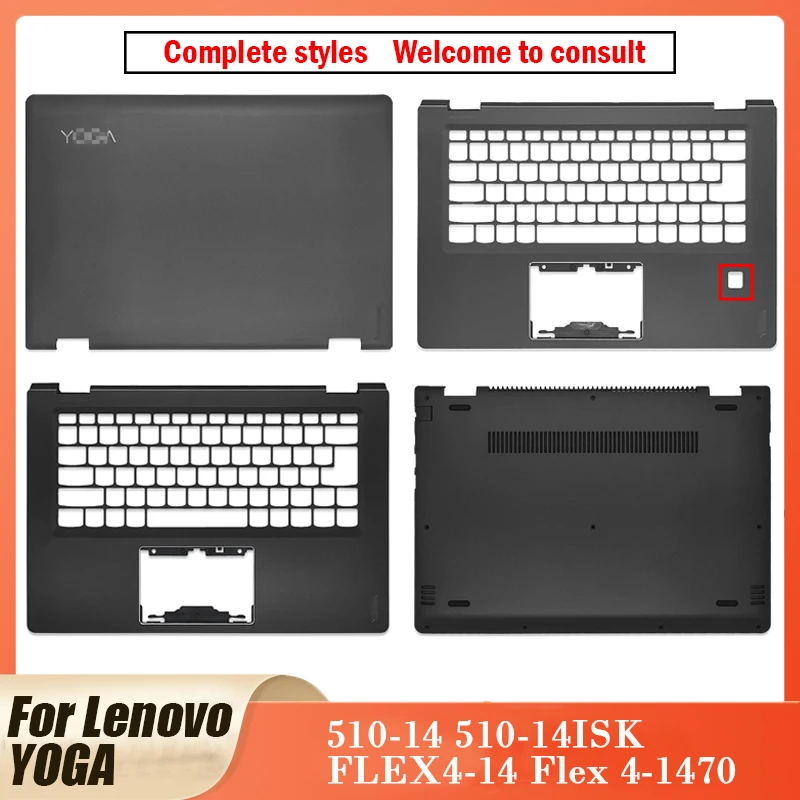 

NEW Original For Lenovo YOGA 510-14 510-14ISK FLEX4-14 Flex 4-1470 Series Laptop Case LCD Back Cover/Palmrest/Bottom Case Cover