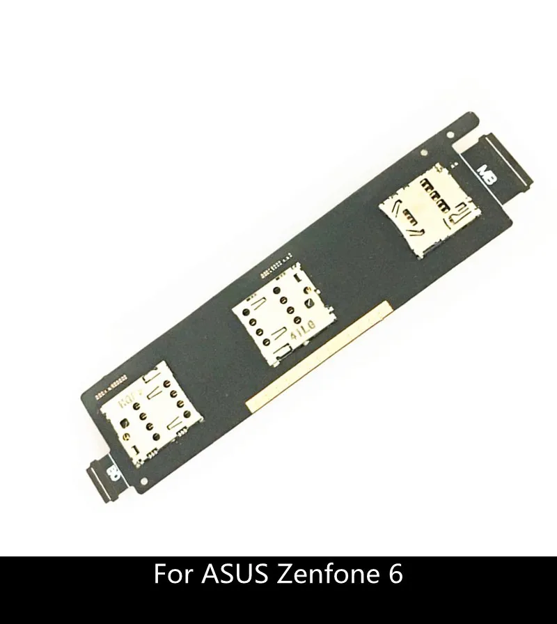 Гибкий кабель для ASUS ZenFone 6 A600CG устройство считывания Sim карт держатель слота