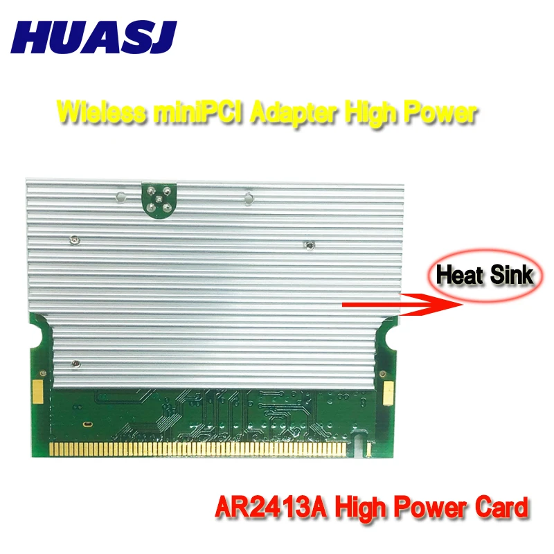 Huasj Atheros Mini PCI AR2413A 802.11b/g 27 дБм (500 мВт) Беспроводной адаптер miniPCI карта высокой