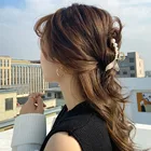 Новинка 2021, Большой жемчуг Hyperbole, Кристальные заколки для волос, заколки для укладки, женские аксессуары для волос, головной убор с орнаментом