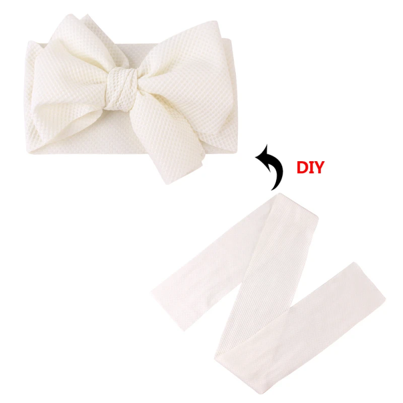Новинка 2020 милая эластичная однотонная повязка на голову для маленьких девочек