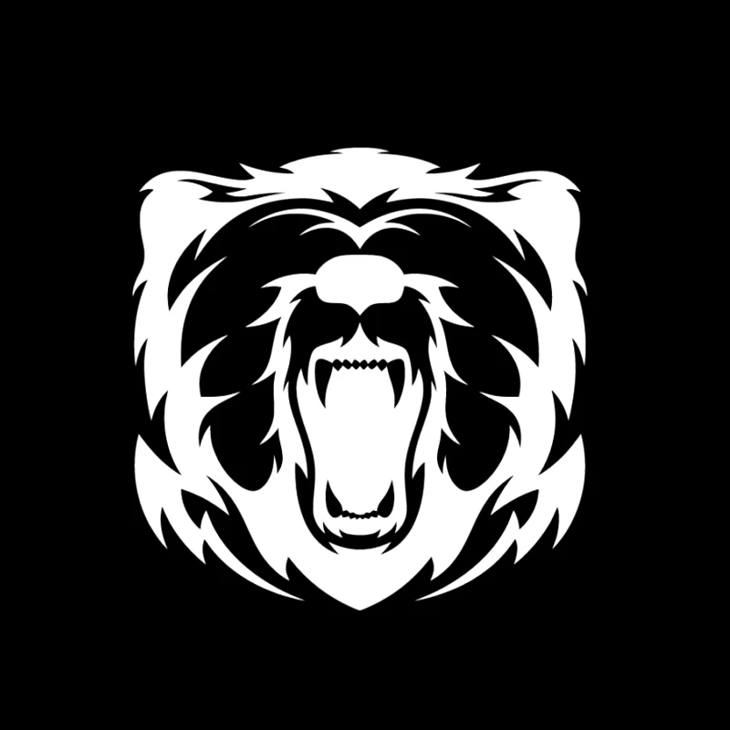 

13cmx12cm Tiger head Car-Sticker Automobiles Motorcycles Window Bumper Laptop Vinyl Decal PVC Decorative Goods