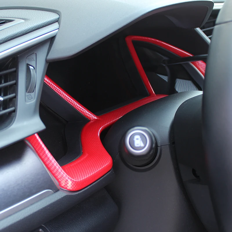 Автомобильный гарнир крышка детектор Отделка приборной панели метр приборная