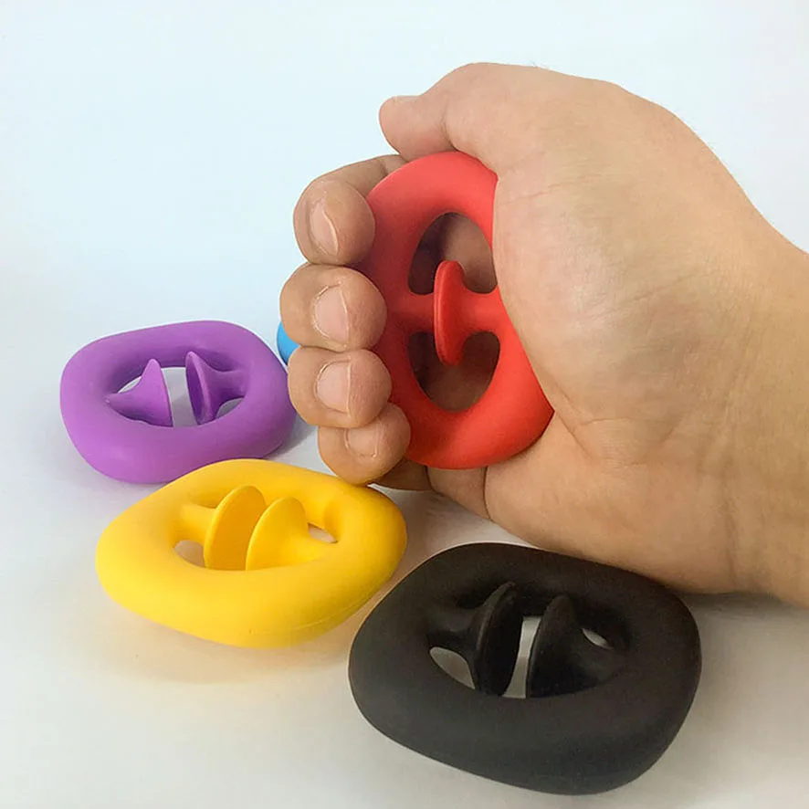Anti Stress Finger Hand Grip Reliever Fidget Toys Adult Child Simple Dimple Decompression Dropshipping | Игрушки и хобби
