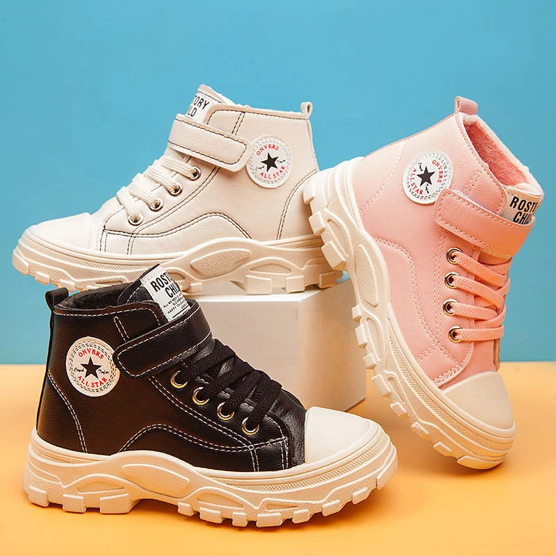 Модные Ботинки Martin для мальчиков новинка сезона осень зима 2021 кожаные детские