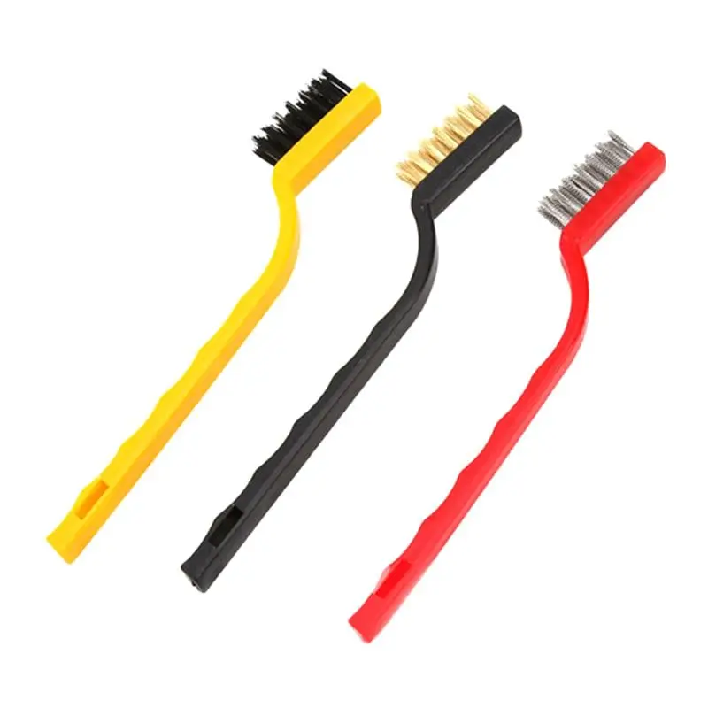 

3 шт., щетка для газовой плиты, чистящая проволока, щетка для мытья посуды, кухонный скруббер, инструмент из металлического волокна, сильная д...