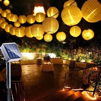 2030 light solar garden lantern light chain christmas decoration light waterproof fairy light outdoor lantern wedding lights