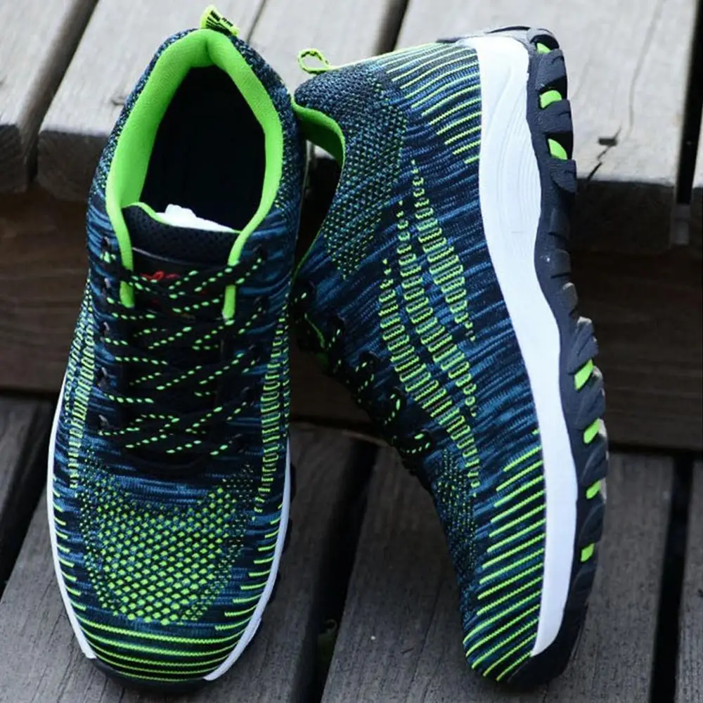 Мужские рабочие кроссовки SUADEEX дышащие со стальным носком и защитой от проколов