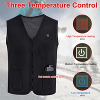 magnetic therapy heated vest relief pain far infrared heating electric vest jacket for motorcycle or outdoor camping winter coat