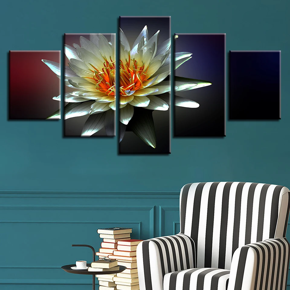 Плакат с цветами роза красный желтый белый фиолетовый синий розовый черный на