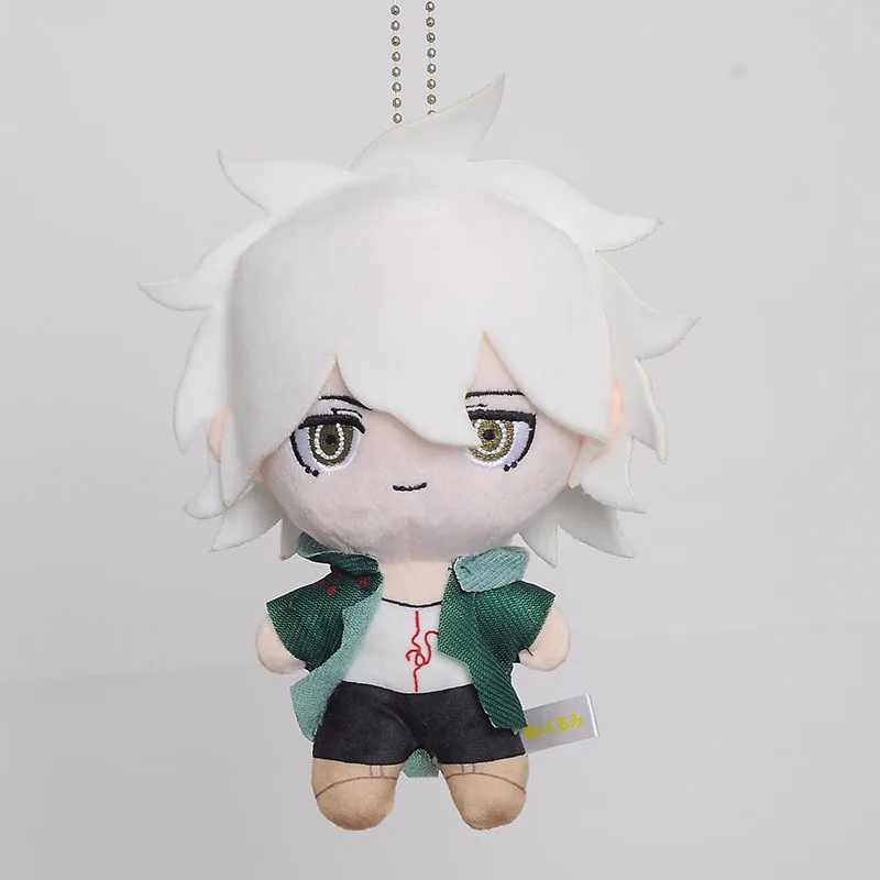 15cm Anime Danganronpa Nagito Komaeda Plush Dolls Keychain Cartoon Figure Bag Pendant Stuffed Toys Children Christmas Gifts - купить по