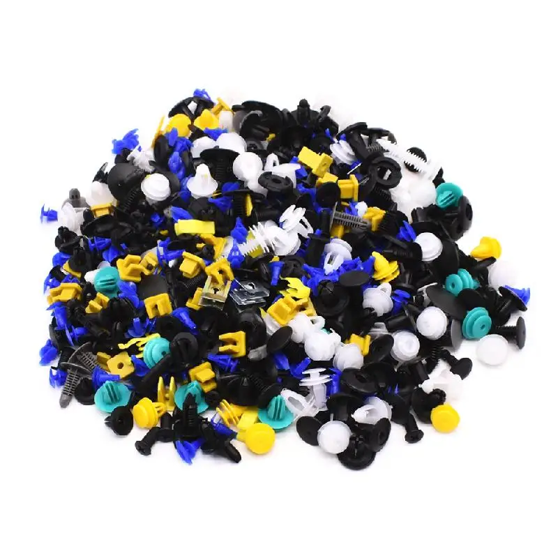 500 шт Смешанные авто детали крепления зажим для автомобиля бампер крыло отделка