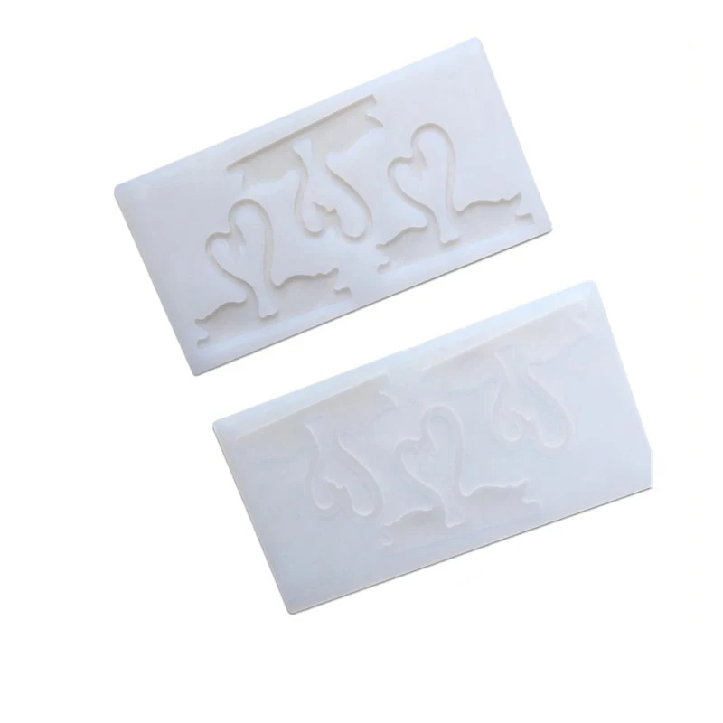 Силиконовая форма для украшения торта с маленьким лебедем |