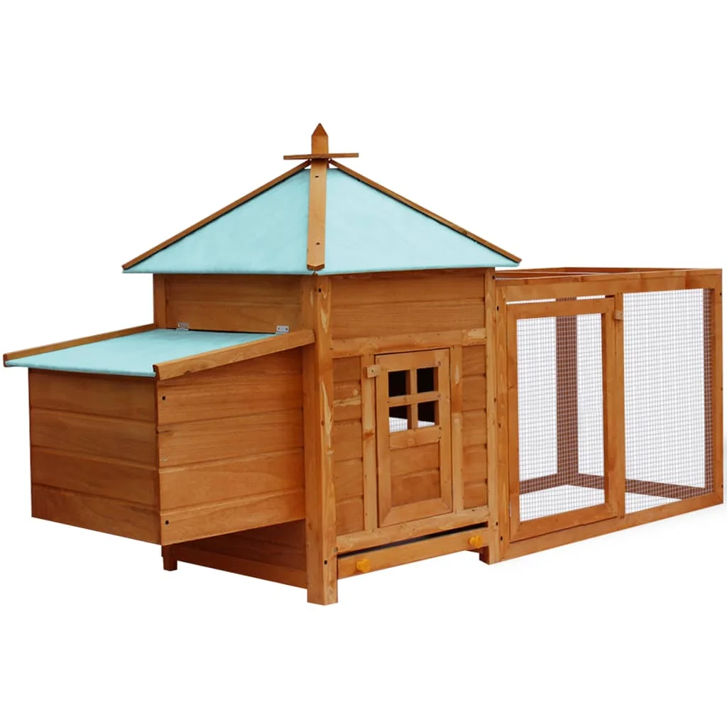 Henhouse for Outdoor Use High-end Chicken Coop Chickens Hens Ducks Rainproof Roof Ventilation Easy to Clean For Yard | Дом и сад