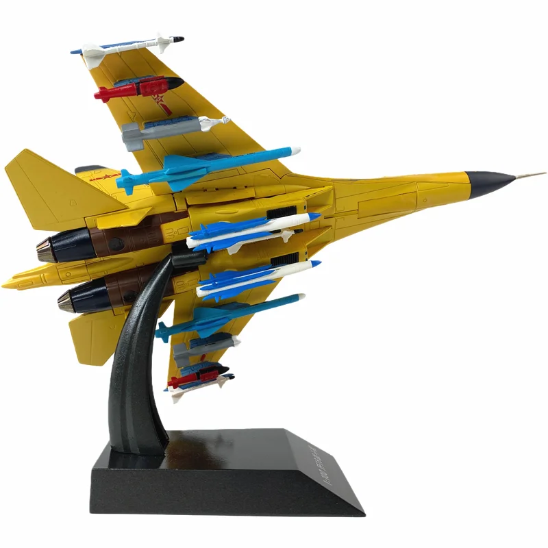 J-16 многоцелевой истребитель литья под давлением 1:100 F-16 сплав модель самолета