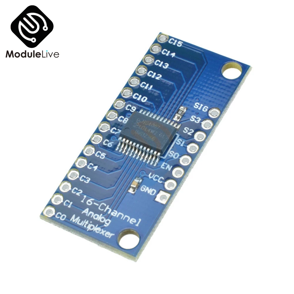 1 шт. CD74HC4067 16 канальный 16CH Аналоговый Цифровой MUX Breakout Board точный модуль для Arduino 2V 6V