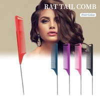 salon fine tooth hair styling comb anti static hair style rat tail comb professional styling beauty tools haircut accessories